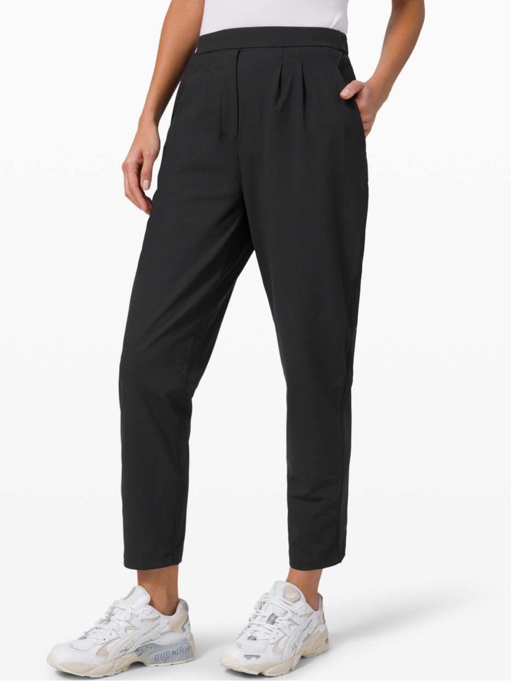 Lululemon Black Essential High-Rise Trouser Pants 8